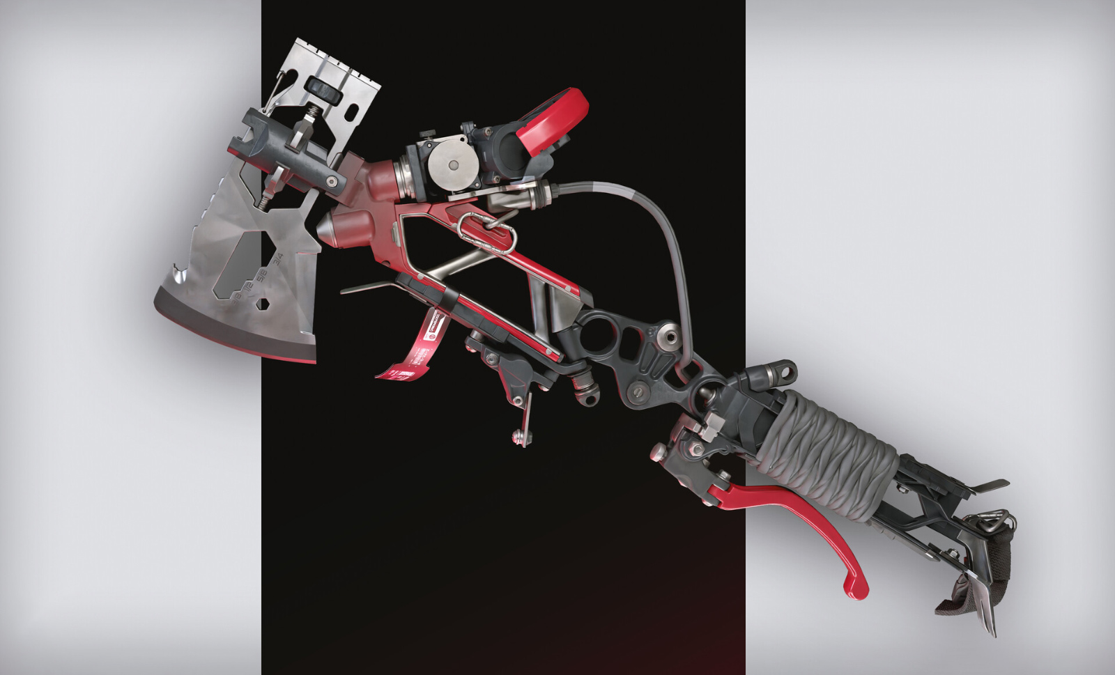 Weapons and equipment design for FPS games High-quality game graphics AAA game art Video game art Game design 3D modeling