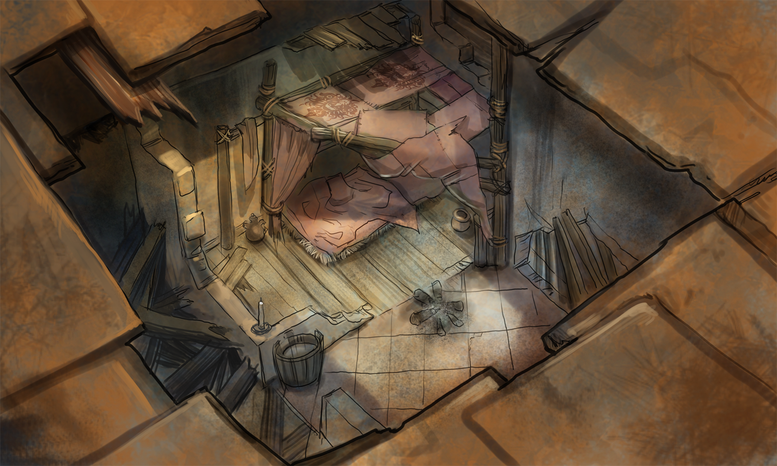 video-game-concept-art-bedroom